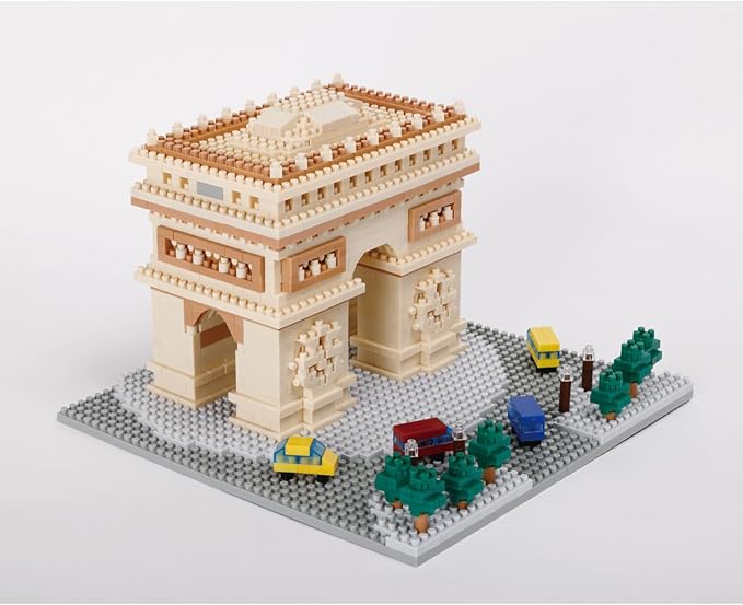 nanoblock - World Famous - Arc De Triomphe L'étoile Deluxe Edition Advanced Hobby Series Building Kit