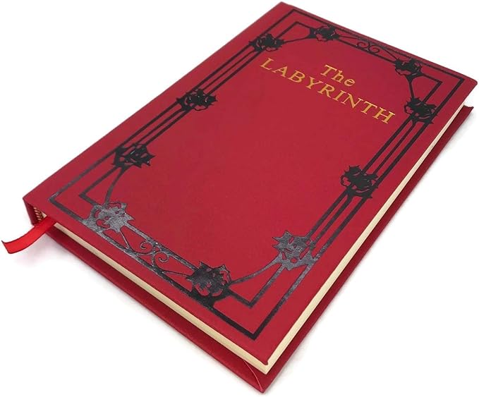 Costumebase The Labyrinth Sarah's Red Book Full Novel Replica Movie Prop Book 1 Set 1 Item 1 Piece PVC Free 228 Pages 7+ Female Vintage