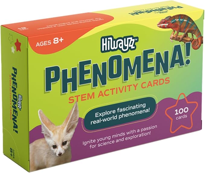 STEM Activity Cards Ages 8+ | 100 Cards for Classroom Activities | Over 150 Hours of Hands-On Science Exploration | Teacher Must-Haves