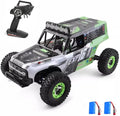 GoolRC WLtoys 124006 RC Car 1:12 Scale Remote Control Car 4WD 40KM/H High Speed RC Truck 2.4GHz Off-Road RC Crawler RTR with LED Lights and 2 Batteries for Adults (Green)