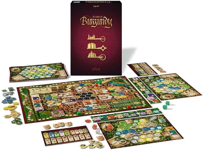 Ravensburger Castles of Burgundy Board Game | Engaging Strategy Game for Ages 12 &amp Up | Ideal for Family Game Night | 20th Anniversary Alea Edition | Rule The Realm Experience with Model:26925