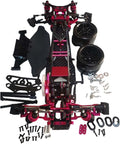 Alloy &amp CF 1/10 Chassis D5 MR V2 Frame Kit RC 2WD Drift Car Rear Drive