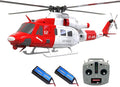GOOSKY E2 UH-1Y RC Helicopter 2.4G 6CH Dual Brushless Simulation Stunt Aircraft Model with GPS Auto-Stabilization One-Key Return (RTF Version)