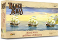 Warlord Black Seas The Age of Sail Royal Navy 3rd Rates of Renown for Black Seas Table Top Ship Combat Battle War Game 792011002 Unpainted