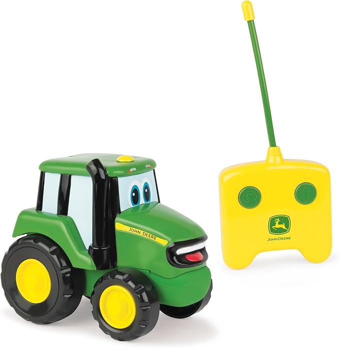 Tomy John Deere Remote Control Johnny Tractor Toy Green