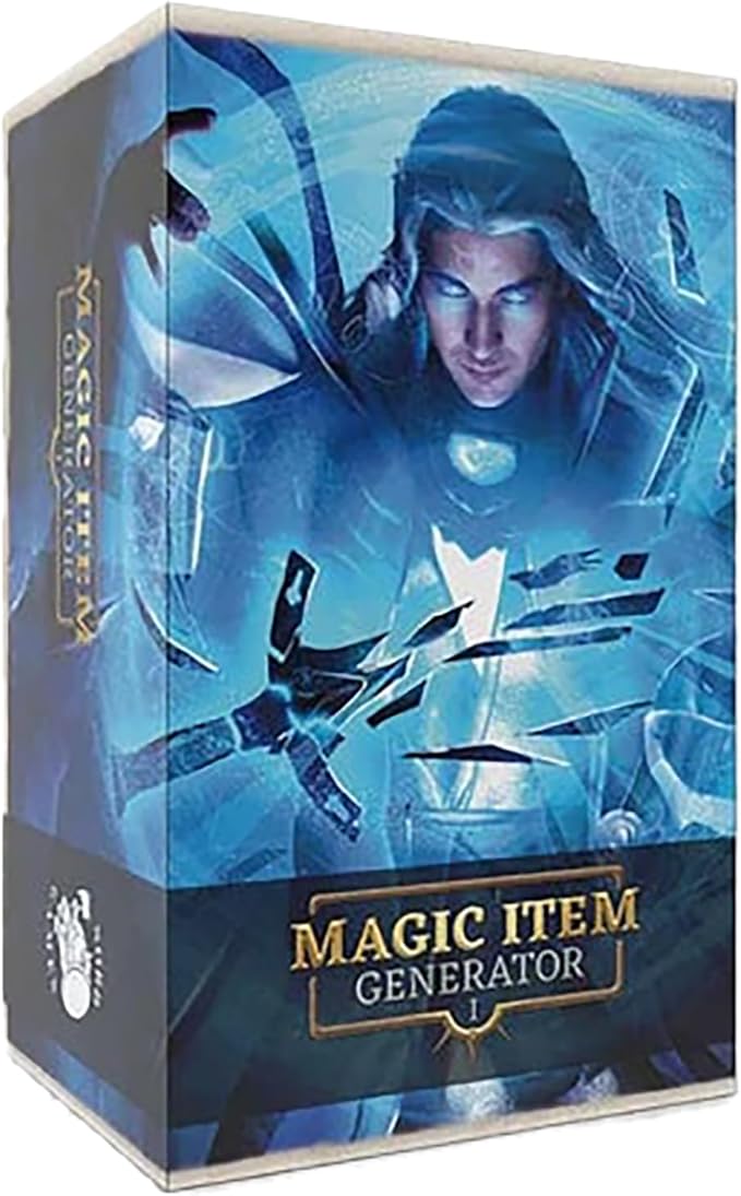 Nord Games: Magic Item Generator I: Box Set - 64 Storytelling Cards Item Properties Mix-Match Endless Options Tabletop Role Playing Game Accessory