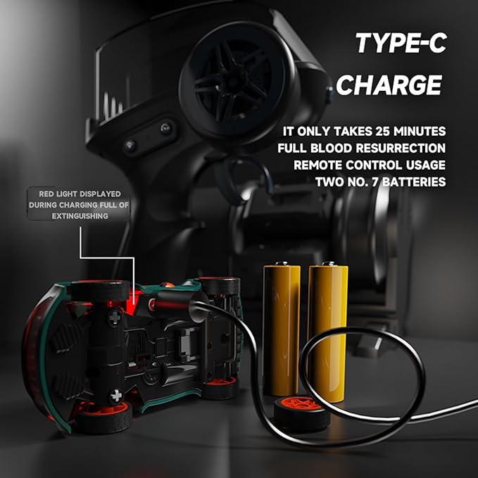 Mini RC Car 1:64 Scale Supercar Toy Car &amp Remote Control Integrated Design 26km/h High Speed Fun MINI RC Vehicle. (Black)