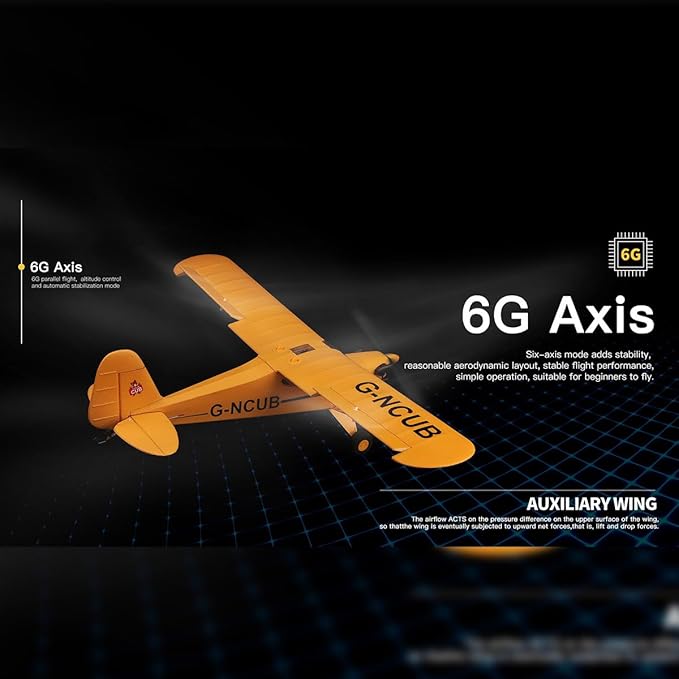 XK A160 J3 RC Airplane EPP Remote Control Airplane for Adults 3D/6G 2.4G 5CH Brushless 650mm Wingspan Fixed Wing RC Aircraft with Quick Release Military Plane Toy Gift -RTF