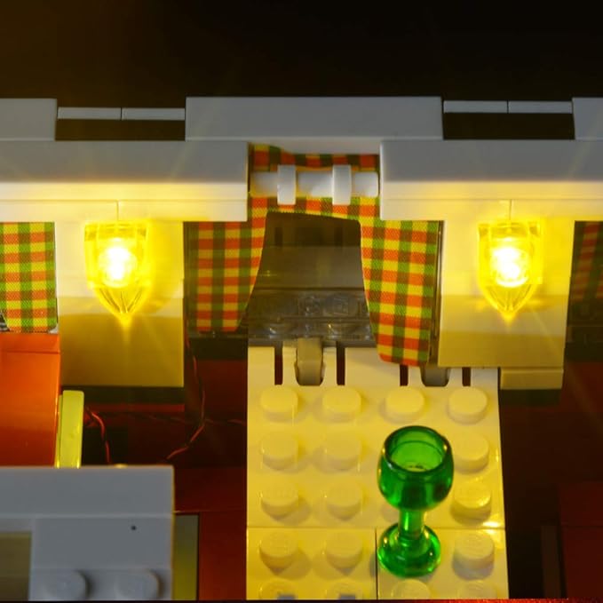 BRIKSMAX Volkswagen T1 Camper Van Led Lighting Kit- Compatible with Lego 10220 Building Blocks Model- Not Include The Lego Set