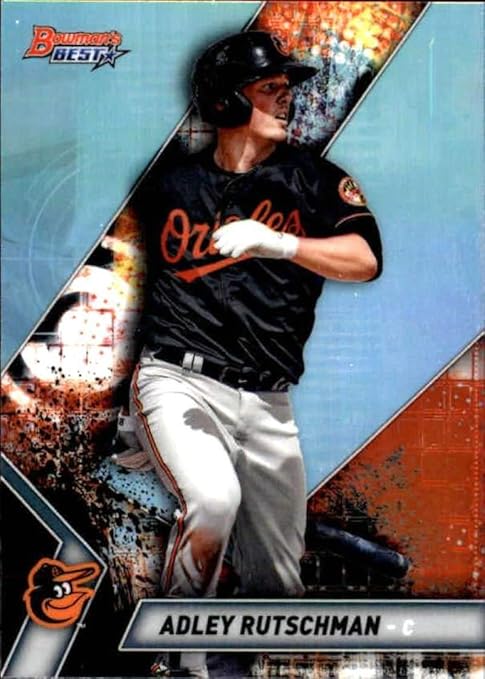 2019 Bowman's Best Top Prospects Refractors #TP-30 Adley Rutschman Baltimore Orioles RC Rookie MLB Baseball Trading Card