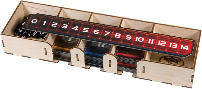The Broken Token Imperious Twilight Box Game Organizer Compatible with Twilight Imperium - Wooden Game Organizing Box with Multiple Trays
