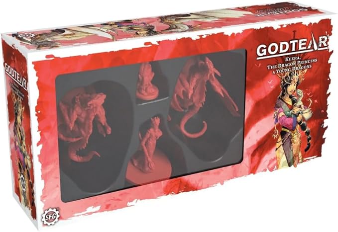 SFG Steamforged Games Godtear The Board Game Bundle: Halftusk Sneaky PEET Helena and Keera Expansion (4 Items)