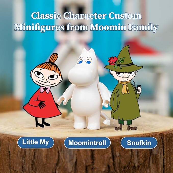 PANTASY Wonderland Snufkin's Concert Building Block Set Musical Scene with Detailed Figures Creative Construction Toy for Adults Ideal Gift for Hobbyists and Collectors