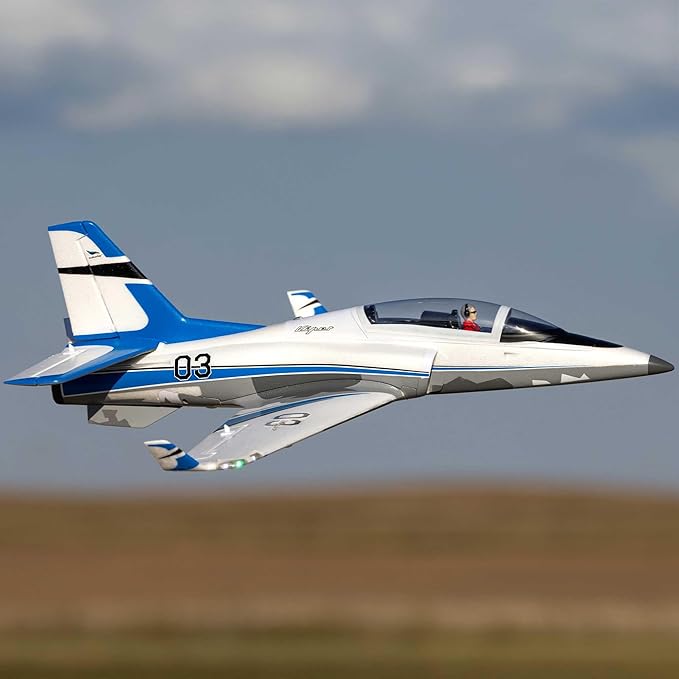 E-flite RC Airplane Viper 30mm EDF Jet BNF Basic (Transmitter Battery and Charger Not Included) with Safe and AS3X EFLU17750