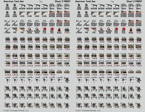 Compass Games American Tank Ace: Europe 1944-45