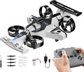 Racing car and drone combination remote-controlled flying car foam material. Features include one-key takeoff stable hovering racing mode and 360° aerial flips. An ideal and fun birthday gift.