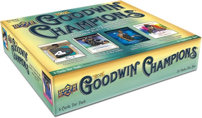 2021 Goodwin Champions Trading Card Hobby Box