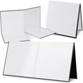 Zhanmai 4 Pcs Folding Blank Game Board 20 x 20 DIY Create Make Your Own Game Board Blank Quad Fold Dry Erase Battle for Family School Classroom DIY Activities