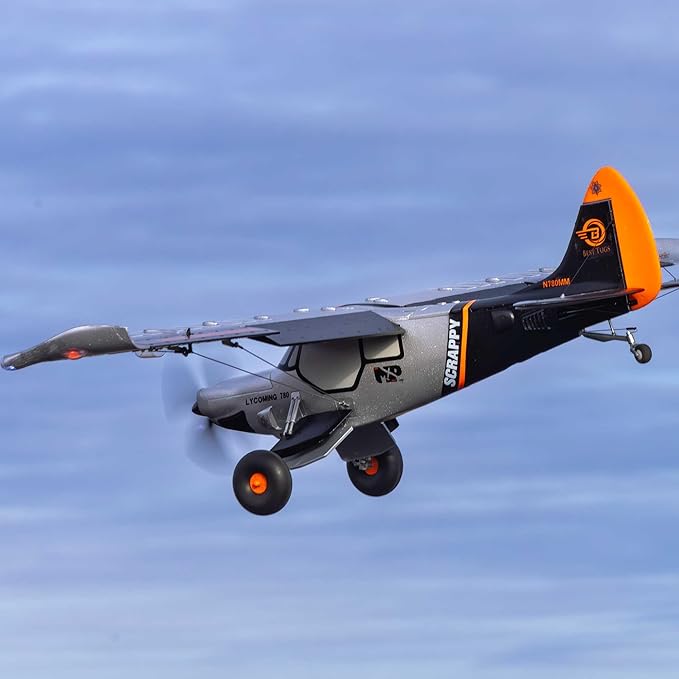 E-flite RC Airplane Micro Scrappy 800mm BNF Basic (Transmitter Battery and Charger Not Included) EFL02150D