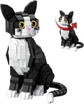 Tuxedo Cat Building Blocks Set Christmas Birthday Gift for Kids for Home Decor Living Room Bedroom