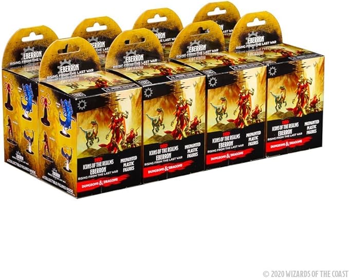 WizKids D&ampD Icons of The Realms: Eberron Rising from The Last War Booster Brick - Minis