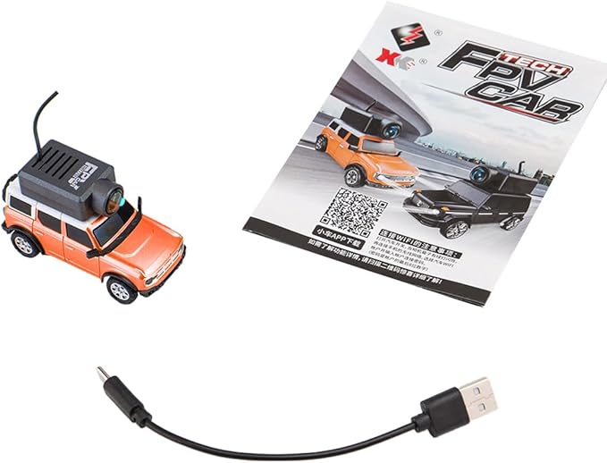 WL 1/64 Mini RC Car Full Proportional FPV RC Car with APP Auto-Pairing WiFi Module Control Camera Mini Racing Toys for Adults(RTR Version)