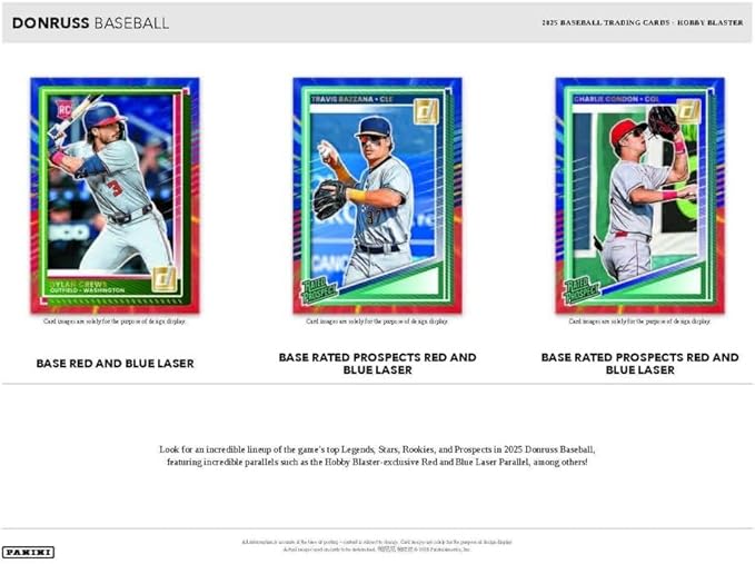 Hobby Exclusive 2025 Panini Donruss Baseball Blaster Box HOFBC