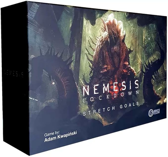 Rebel Studio Nemesis Lockdown Stretch Goals Board Game - Exclusive Content Enhance Your Sci-Fi Horror Adventures! Strategy Game for Kids &amp Adults Ages 14+ 1-5 Players 90-180 Min Playtime