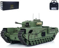 TOUCAN RC HOBBY 1/16 Tongde RC Tank Churchill Mk.VII Electric Infrared Battle Toys Barrel RecoilUS in Stock