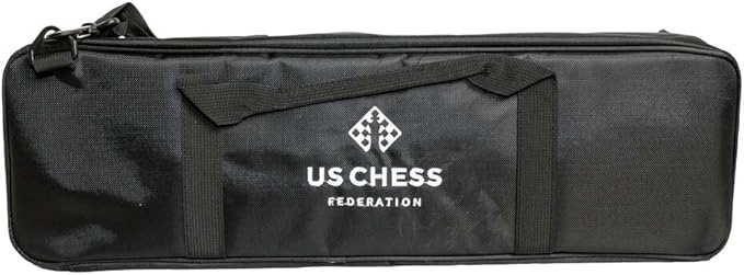 U.S. Chess Supreme Triple Weighted Chess Set Combo (Black)