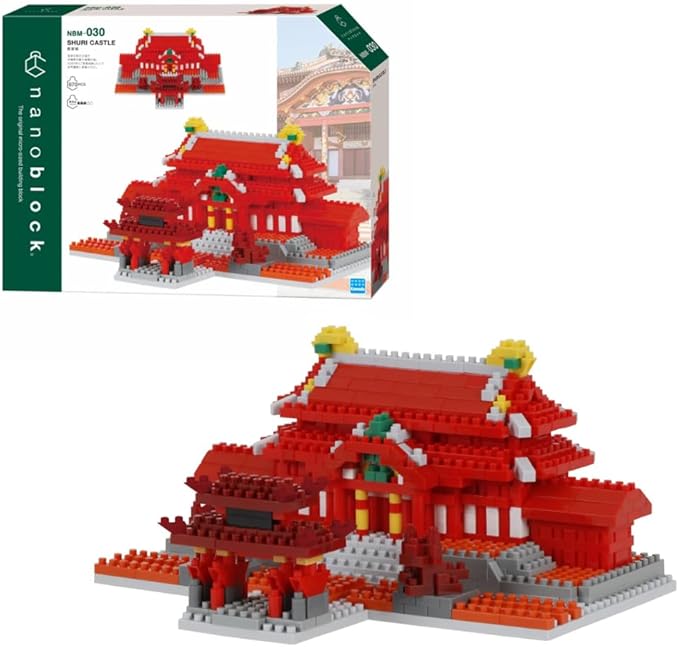 Nanoblock Shuri Castle construction toy NBM-030 multicolored