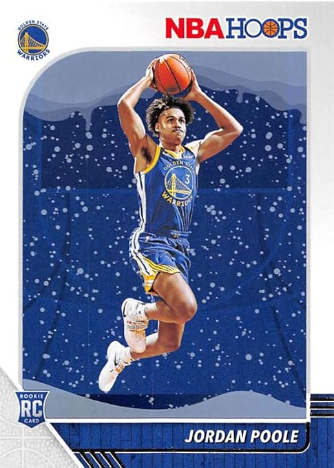 2019-20 Panini Hoops Winter #223 Jordan Poole Golden State Warriors RC Rookie NBA Basketball Trading Card