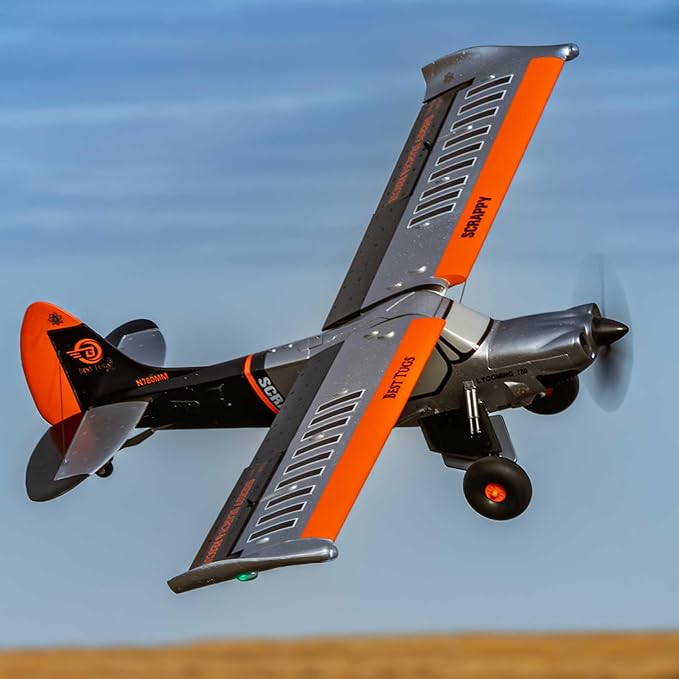 E-flite RC Airplane Micro Scrappy 800mm BNF Basic (Transmitter Battery and Charger Not Included) EFL02150D