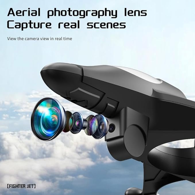 RC PlaneRC Fighter Jet Plane with Camera and Screen for Adults &amp Kids Remote Control Stunt Airplane w/ 360° Flips Altitude Hold One-Key Takeoff &amp LED Lights EVA Foam Glider Toy for Kids 8