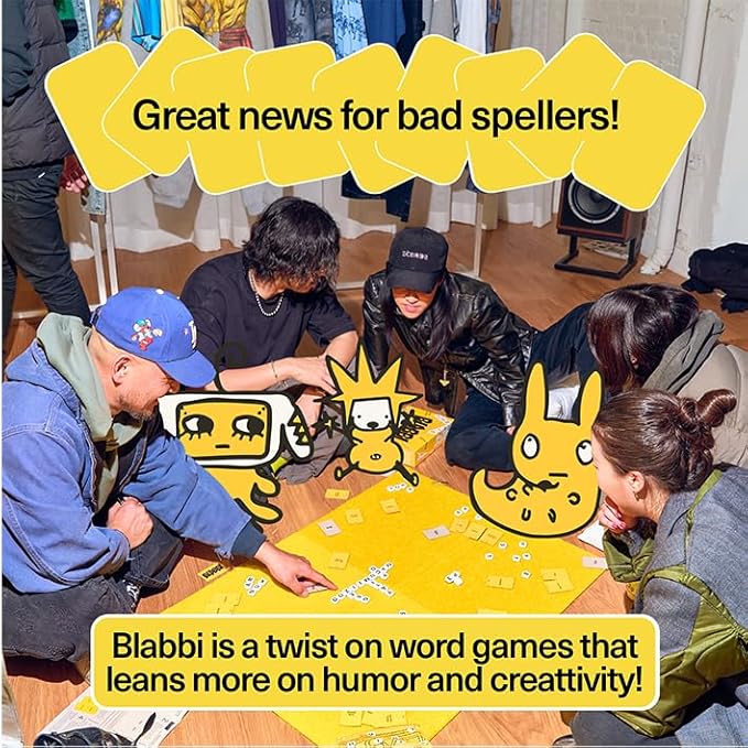 The Game of Made-Up Words. Viral Funny Party Word Board Game for Adults Teens and Kids 14+. Easy to Learn (Base Edition)