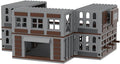 Lemess Military Weapons House Building Set Military Weapons Warehouse Building Blocks WW2 Scene Building Blocks Set 682 Pieces