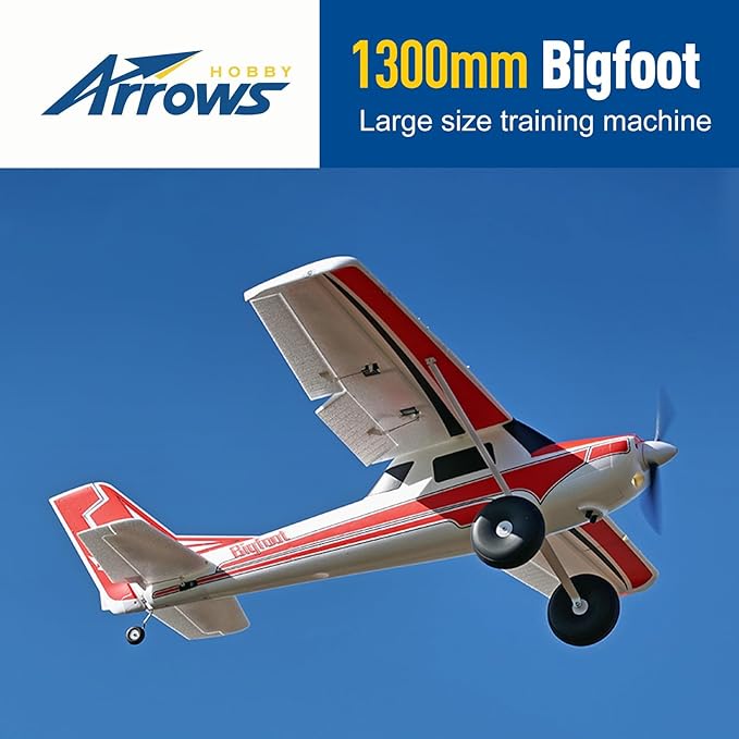 FAIR RC Arrows Rc Jets Rc Planes for Adults BGFT 1300mm 6 Channel Remote Control Airplane with Vector Flight Stabilization System RTF (Include Battery Charger Radio)