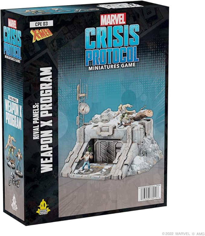 Marvel: Crisis Protocol Weapon X Program RIVAL PANELS - The Deadly Rivalry Unleashed! Tabletop Superhero Game Ages 14+ 2 Players 90 Minute Playtime Made by Atomic Mass Games