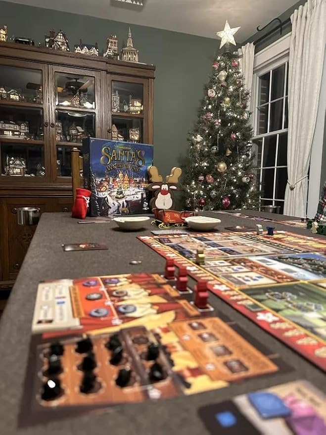 Santa's Workshop Standard Edition (2nd Ed) - Christmas-Themed Board Game by Elf Creek Games for Adults &amp Families Fun Holiday Strategy Game Worker Placement Game for 2-5 Players 30-60mins Gamep