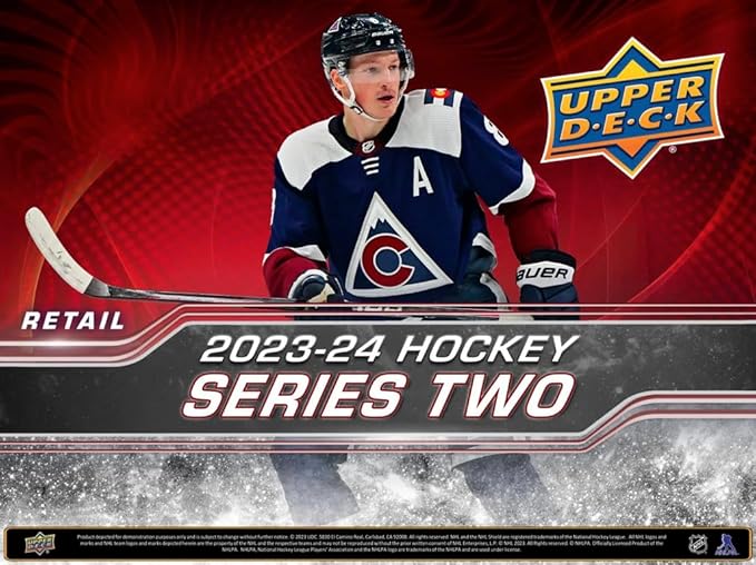 TSV 2023/24 Upper Deck Series 2 Hockey Blaster Box 4 Packs per Box 12 Cards per Pack