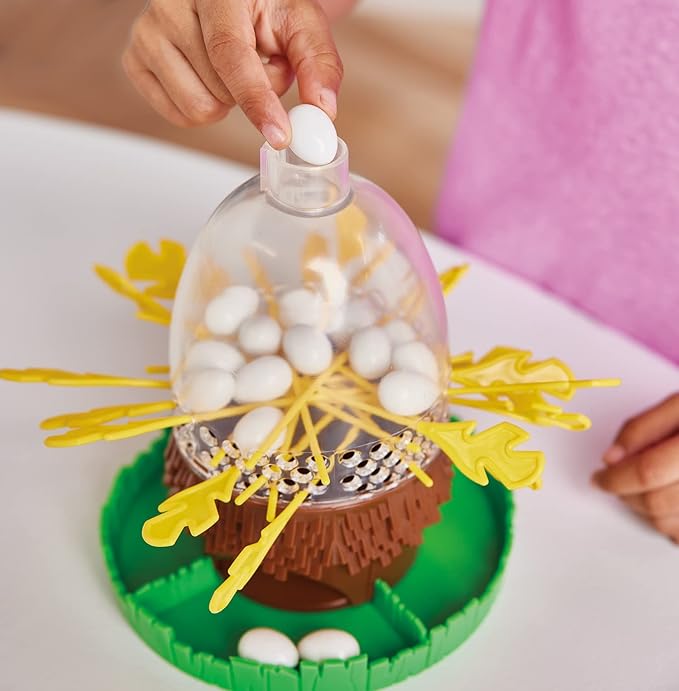 Game Zone Pluck It - Interactive Chicken Game for 2-4 Players Ages 4+ - Develops Hand-Eye Coordination and Strategic Thinking Skills!