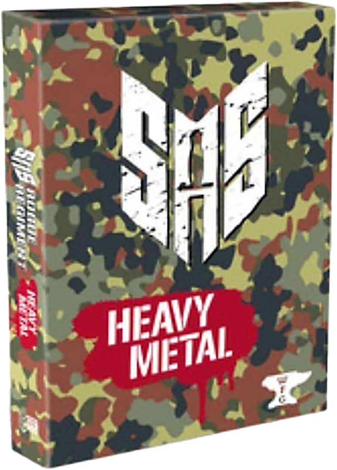 Word Forge Games: SAS Rogue Regiment - Heavy Metal Expansion - Strategy Board Game WWII Stealth Action Military Theme Ages 14+ 1-4 Players 60 Min