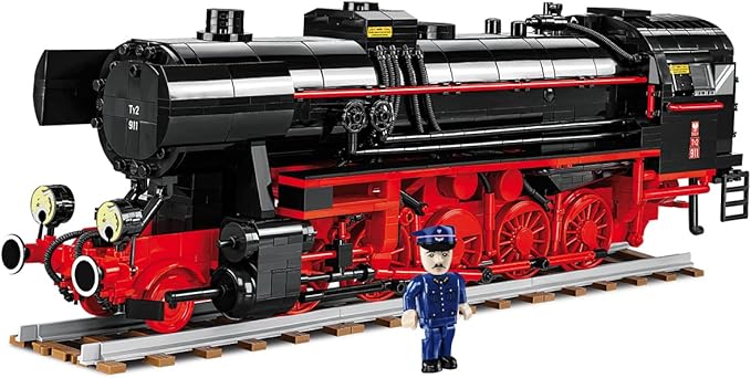 COBI Historical Collection Steam Locomotive DR BR 52/Ty2 Building Set 1725 Pieces