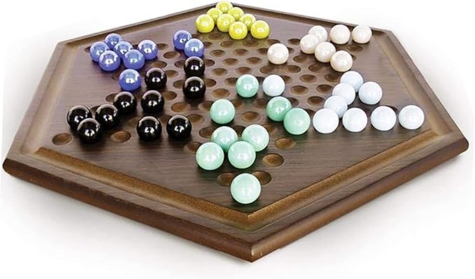 Merchant Ambassador Craftsman Deluxe Chinese Checkers Set