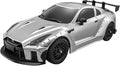 1/16 Scale RC Drift Car MN-268 RWD Mini RC Vehicles Model with Gyro Spare Tires &amp LED Lights for Adults Hobby Toy Gifts (Silver)