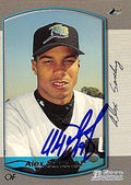 Sports Memorabilia Autograph Warehouse 247673 Alex Sanchez Autographed Baseball Card - Tampa Rays 2000 Bowman - No. 241