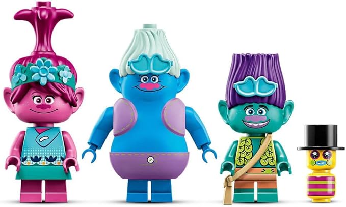 LEGO Trolls World Tour Poppy’s Hot Air Balloon Adventure 41252 Building Kit an Ideal for Creative Play (250 Pieces)