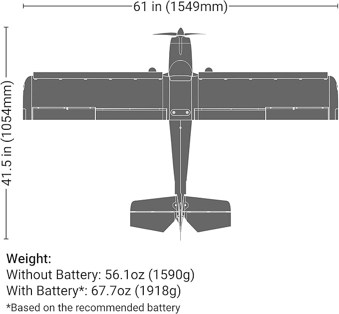 E-flite RC Airplane Timber 10-Year Anniversary Edition BNF Basic (Transmitter Battery and Charger Not Included) EFL-3352