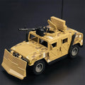 Military Vehicles Building Blocks Sets Compatible with Lego Military Off-Road Vehicle Set Army Model Kit STEM Toys for Boys Kids and Teens Ages 8-14 (Khaki)