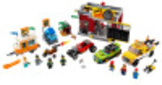 LEGO City Toy Car Garage 60258 Cool Building Set for Kids (897 Pieces)